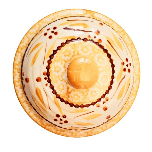 Temptations Old World Yellow Mini Individual Covered Casserole - Picture 9 of 11